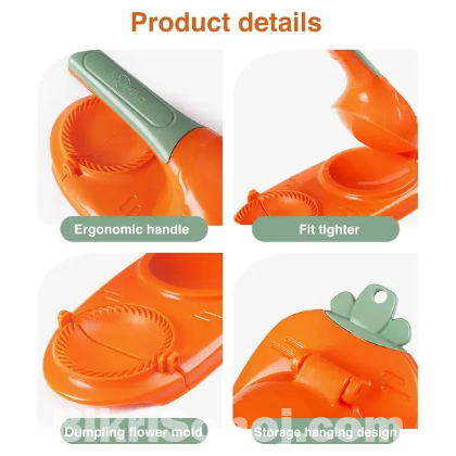 Magic Cake Maker - 2 in1 Dumpling Maker Dry Kit - Orange